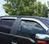 AVS 15-18 Chevy Silverado 2500 Crew Cab Ventvisor Front & Rear Window Deflectors 4pc - Chrome - Striker Modified