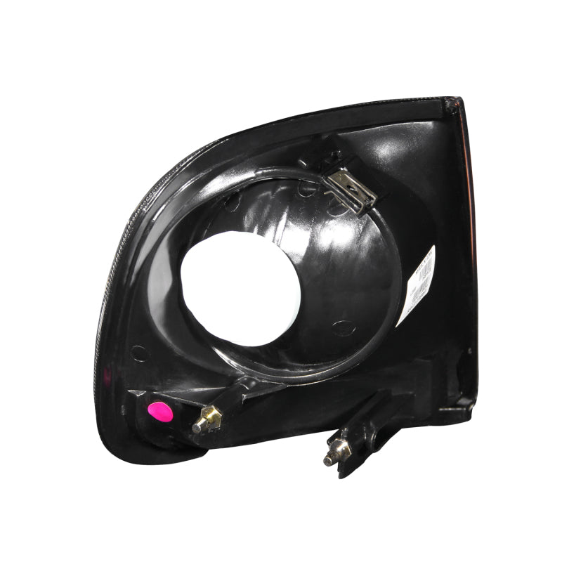 ANZO Corner Lights 1997-2003 Ford F-150 HARLEY DAVIDSON Style Corner Lights Black w/ Amber Reflector - Striker Modified
