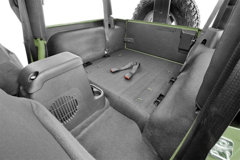 BedRug 97-06 Jeep TJ Rear 4pc BedTred Cargo Kit (Incl Tailgate) - Striker Modified