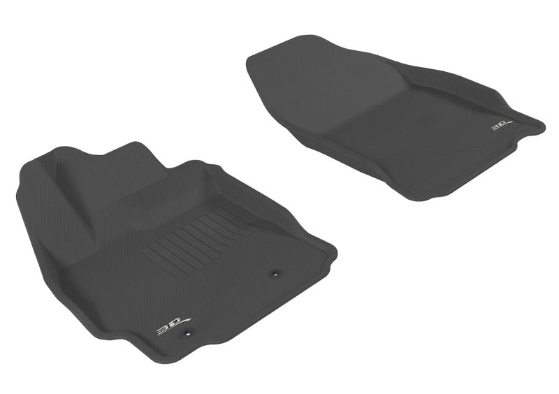 3D MAXpider 2011-2013 Scion TC Kagu 1st Row Floormat - Black - Striker Modified