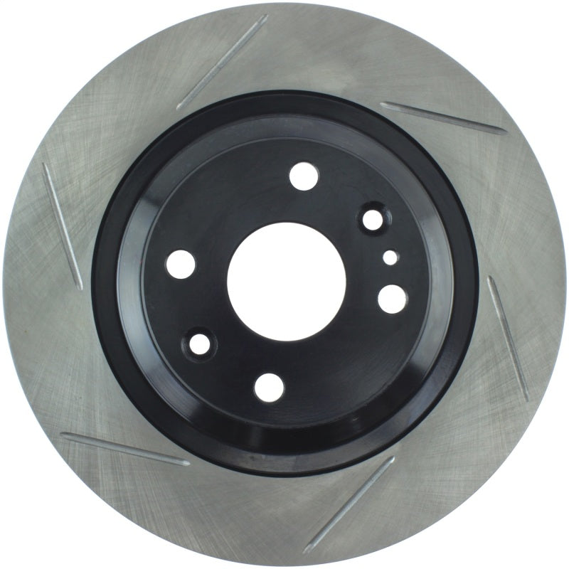 StopTech Power Slot 01-05 Mazda Miata Sport Suspension/Turbo SportStop Slotted Rear Right Rotor - Striker Modified
