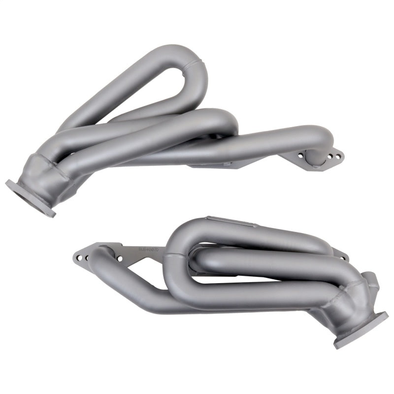 BBK 96-98 GM Truck SUV 5.0 5.7 Shorty Tuned Length Exhaust Headers - 1-5/8 Titanium Ceramic - Striker Modified