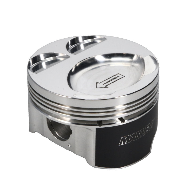 Manley Mazda 94mm 88mm +5mm Bore 9.5 CR Dish Type Platinum Series Pistons w/Rings - Striker Modified