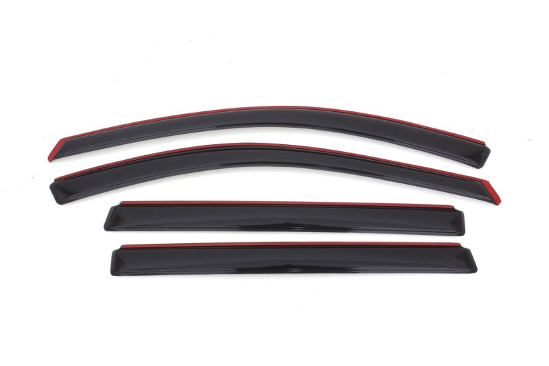 AVS 13-18 Nissan Pathfinder Ventvisor In-Channel Front & Rear Window Deflectors 4pc - Smoke - Striker Modified