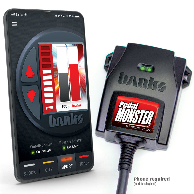 Banks Power Pedal Monster Kit (Stand-Alone) - TE Connectivity MT2 - 6 Way - Use w/Phone - Striker Modified