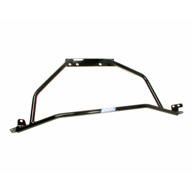 BBK 94-04 Mustang V6 GT Tubular Strut Tower Brace - Black Powdercoat Finish - Striker Modified