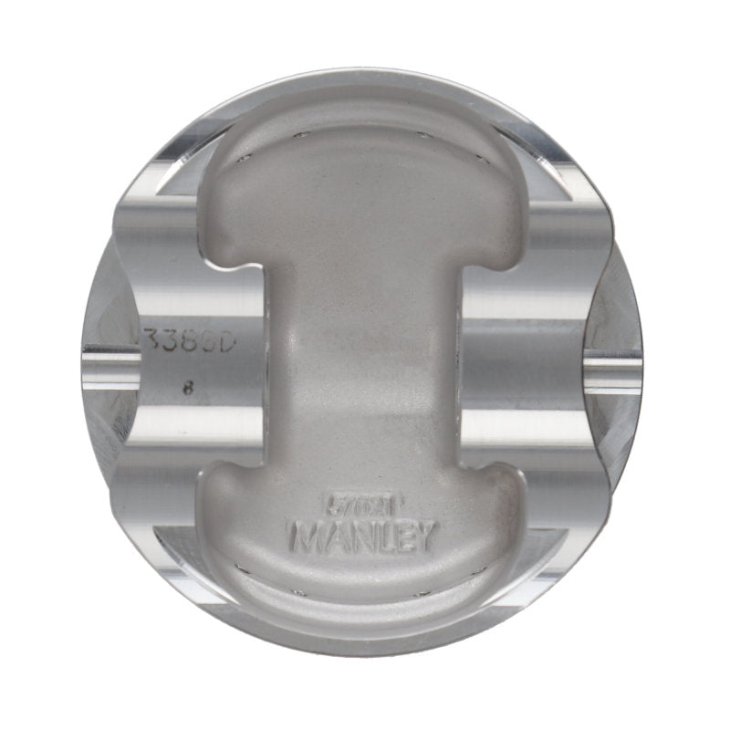 Manley 04+ Subaru WRX STi (EJ257) STD Stroke 99.5mm STD Bore 8.5:1 Dish Piston Set with Rings - Striker Modified