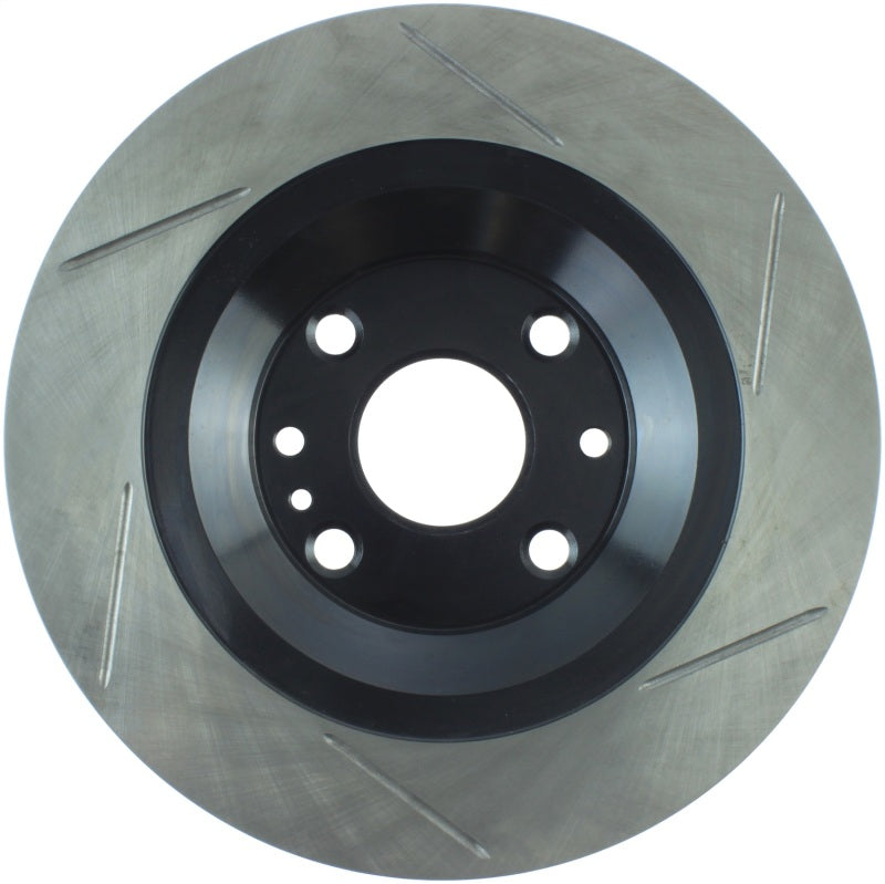 StopTech Power Slot 01-05 Mazda Miata Sport Suspension/Turbo SportStop Slotted Rear Right Rotor - Striker Modified