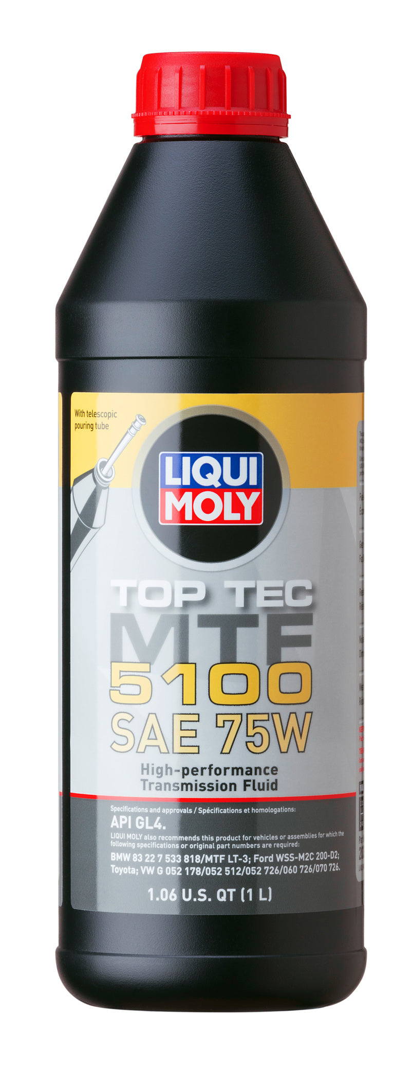 LIQUI MOLY 1L Top Tec MTF 5100 Gear Oil SAE 75W - Striker Modified