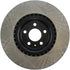 StopTech Power Slot 12 Audi A6 Quattro/11-12 A7 Quattro / 07/11-13 S4 Front Right Slotted Rotor - Striker Modified