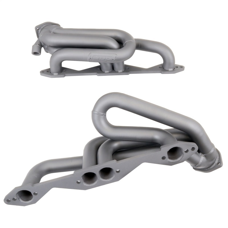 BBK 96-98 GM Truck SUV 5.0 5.7 Shorty Tuned Length Exhaust Headers - 1-5/8 Titanium Ceramic - Striker Modified