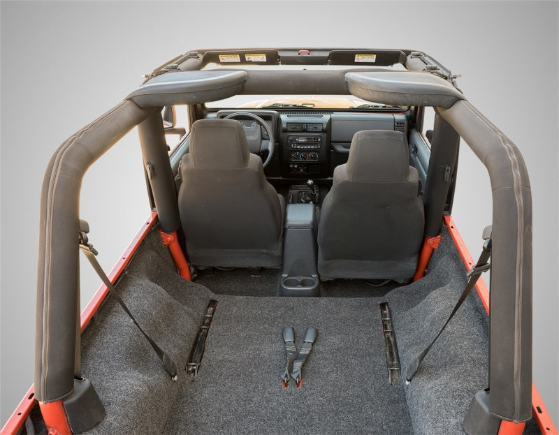 BedRug 03-06 Jeep LJ Unlimited Rear 4pc Cargo Kit (Incl Tailgate & Tub Liner) - Striker Modified