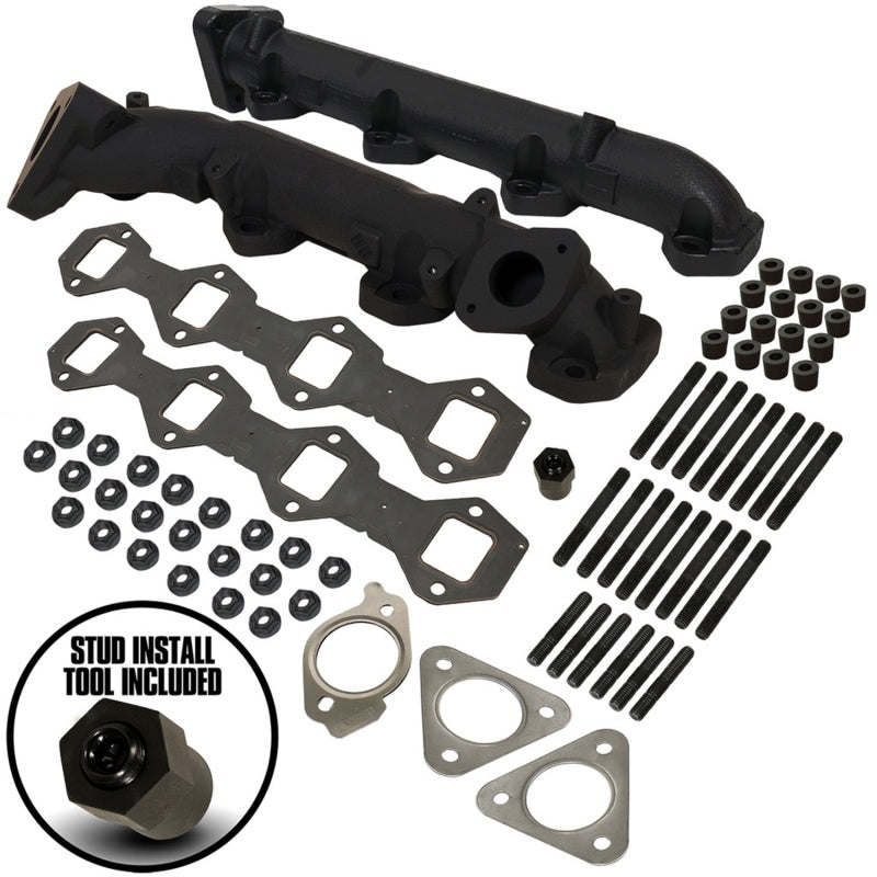 BD Diesel Exhaust Manifold Kit - Ford 2015-2019 F250 6.7L PowerStroke - Striker Modified