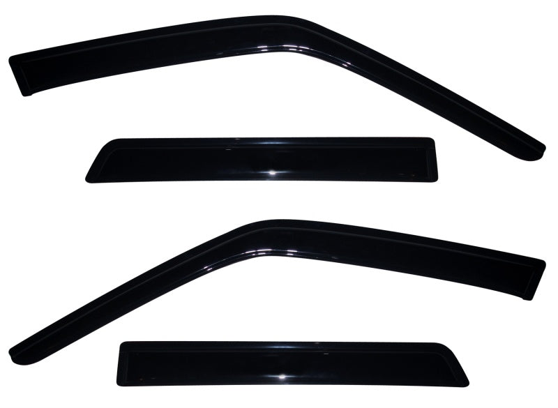 AVS 10-18 Nissan Juke Ventvisor Outside Mount Window Deflectors 4pc - Smoke - Striker Modified