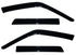 AVS 10-18 Nissan Juke Ventvisor Outside Mount Window Deflectors 4pc - Smoke - Striker Modified