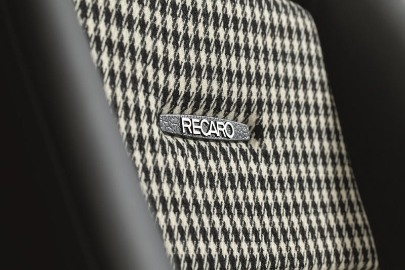 Recaro Classic Pole Position ABE Seat - Black Leather/Pepita Fabric - Striker Modified
