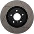 StopTech Power Slot 03-07 350z/ 03-04 G35 w/ Brembo SportStop Slotted Front Left Rotor - Striker Modified