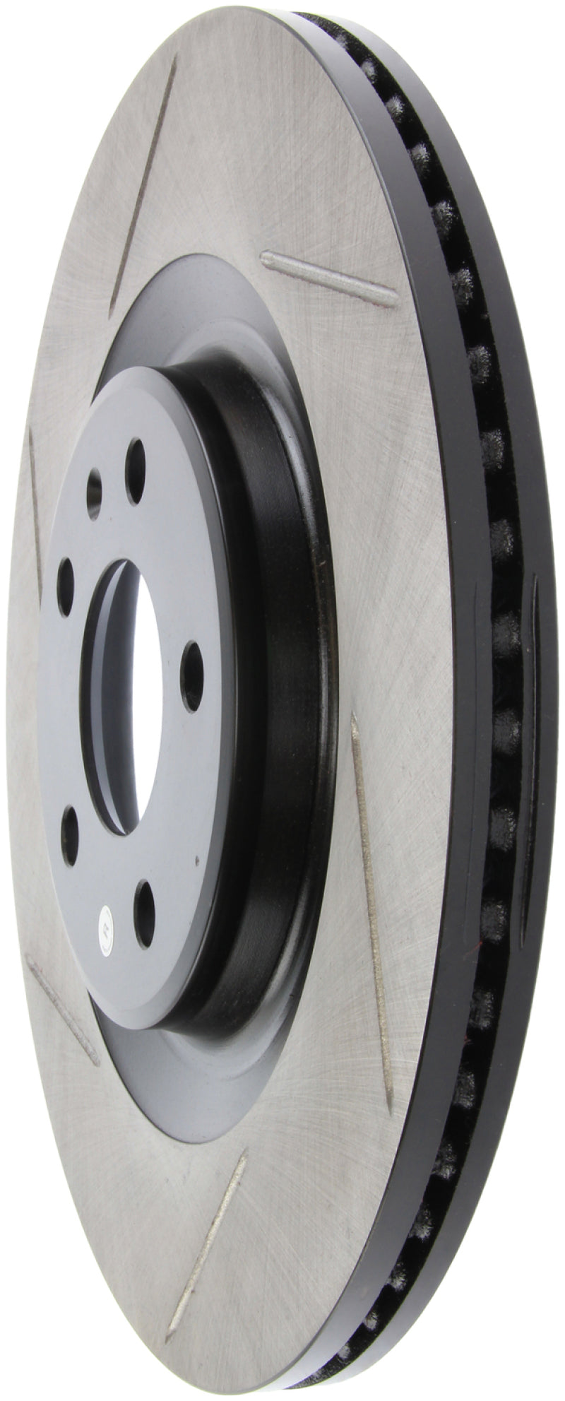 StopTech Power Slot 12-13 Audi A6 Quattro/11-12 A7 Quattro / 10-13 S4 Rear Right Slotted Rotor - Striker Modified