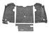 BedRug 97-06 Jeep TJ Rear Cargo Kit (Incl Tailgate) - Striker Modified
