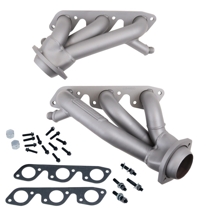 BBK 99-04 Ford Mustang V6 Shorty Tuned Length Exhaust Headers - 1-5/8 Titanium Ceramic - Striker Modified