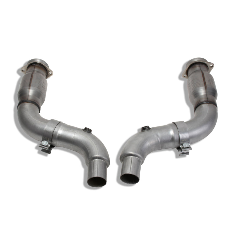 BBK 15-20 Ford Mustang GT 3in Short Mid Pipe Kit w/Cats (Use LT Header 1633/16330/1856/18560) - Striker Modified