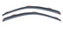 AVS 99-07 Chevy Silverado 1500 Standard Cab Ventvisor In-Channel Window Deflectors 2pc - Smoke - Striker Modified