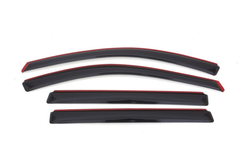 AVS 13-18 Nissan Pathfinder Ventvisor In-Channel Front & Rear Window Deflectors 4pc - Smoke - Striker Modified