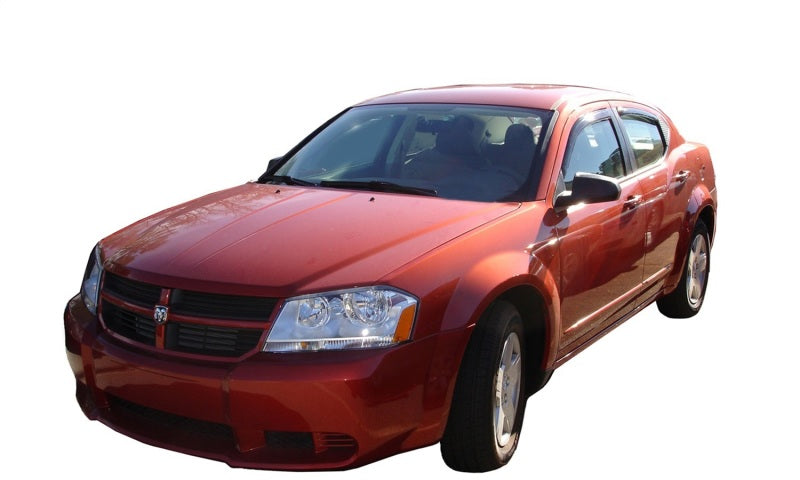 AVS 15-18 Hyundai Sonata Ventvisor In-Channel Front & Rear Window Deflectors 4pc - Smoke - Striker Modified