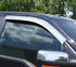 AVS 99-07 Chevy Silverado 1500 Standard Cab Outside Mount Front Window Ventvisor 2pc - Chrome - Striker Modified