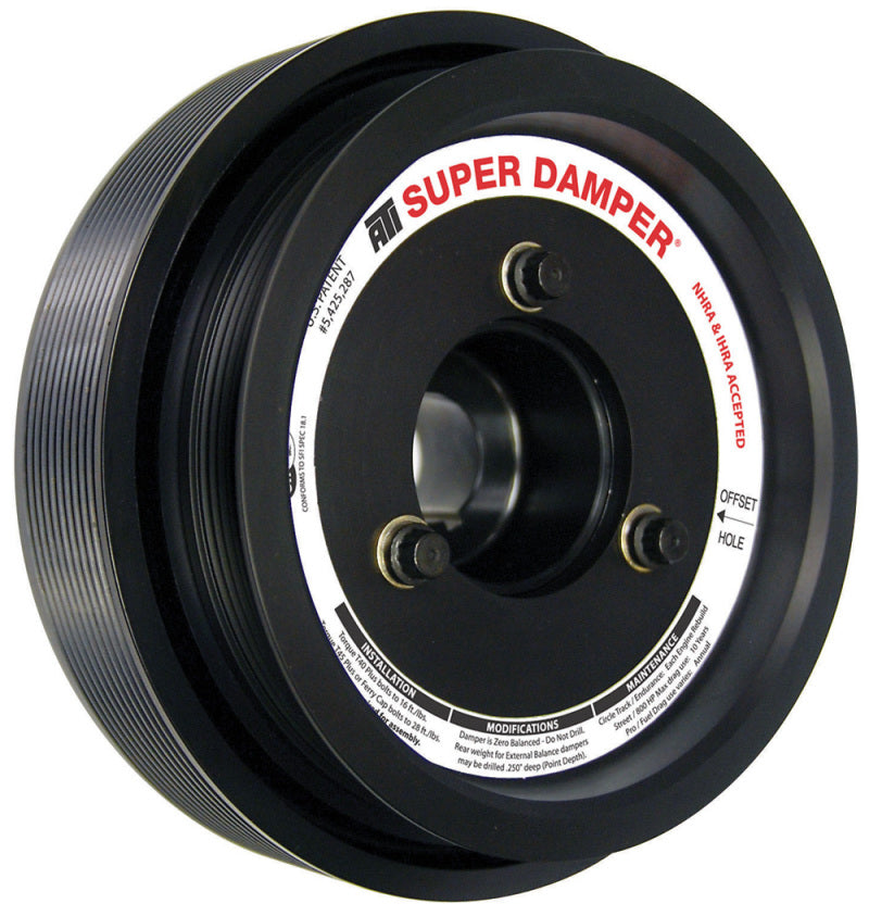ATI Damper - 7.81in - Alum - 6/10 Grv - Ford GT 500 - 5.4 / 5.8 - 07-14 - 10 Percent OD Size - Striker Modified