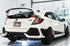 AWE Tuning 2017+ Honda Civic Type R Touring Edition Exhaust w/Front & Mid Pipe - Diamond Blk Tips - Striker Modified