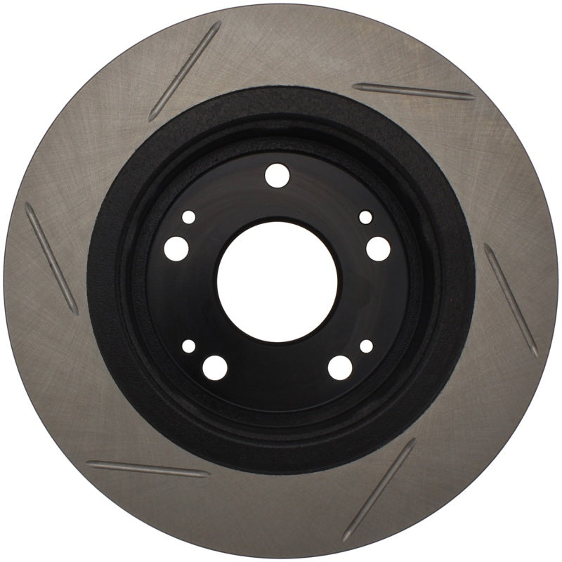 StopTech Power Slot 09-10 Acura TSX / 08-10 Honda Accord Rear Left Slotted Rotor - Striker Modified