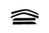 AVS 02-03 Lincoln Blackwood Ventvisor Outside Mount Window Deflectors 4pc - Smoke - Striker Modified
