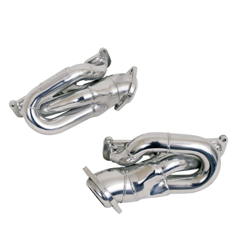 BBK 11-15 Mustang 3.7 V6 Shorty Tuned Length Exhaust Headers - 1-5/8 Silver Ceramic - Striker Modified