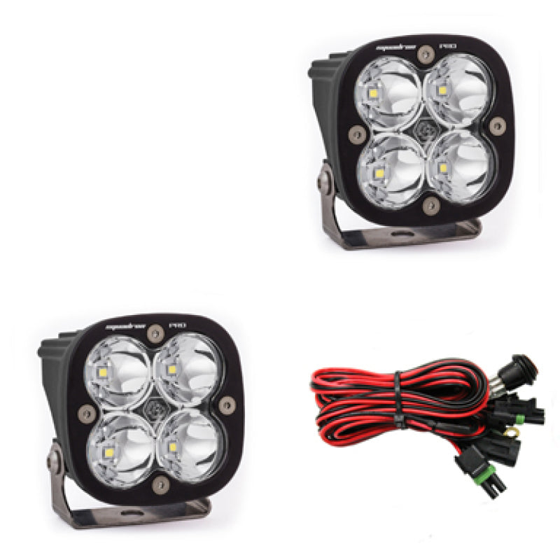 Baja Designs Squadron Pro Series Work/Scene Pattern Pair LED Light Pods - Striker Modified