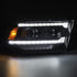 AlphaRex 09-18 Dodge Ram 2500 LUXX LED Proj Headlights Plank Style Blk w/Activ Light/Seq Signal/DRL - Striker Modified