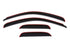 AVS 07-13 Chevy Silverado 1500 Ext. Cab Ventvisor Front & Rear Window Deflectors 4pc - Smoke - Striker Modified