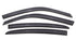 AVS 11-18 Dodge Charger Ventvisor Outside Mount Window Deflectors 4pc - Smoke - Striker Modified