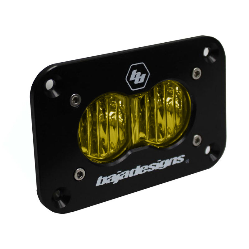 Baja Designs S2 Wide Cornering Sport Flush Mount LED - Amber - Striker Modified