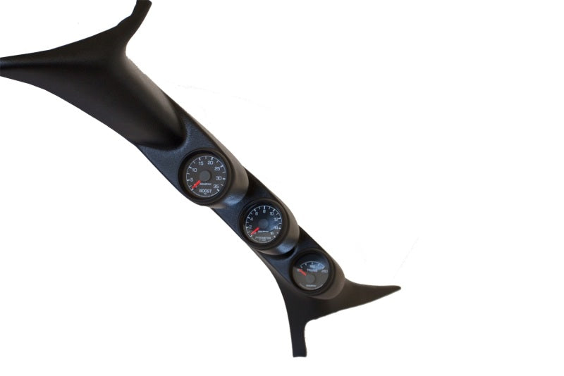 Autometer 99-07 Ford Powerstroke/SD Black Triple Pillar Gauge Kit - Striker Modified