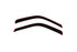 AVS 99-16 Ford F-250 Standard Cab Ventvisor In-Channel Window Deflectors 2pc - Smoke - Striker Modified