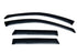 AVS 03-07 Nissan Murano Ventvisor Outside Mount Window Deflectors 4pc - Smoke - Striker Modified