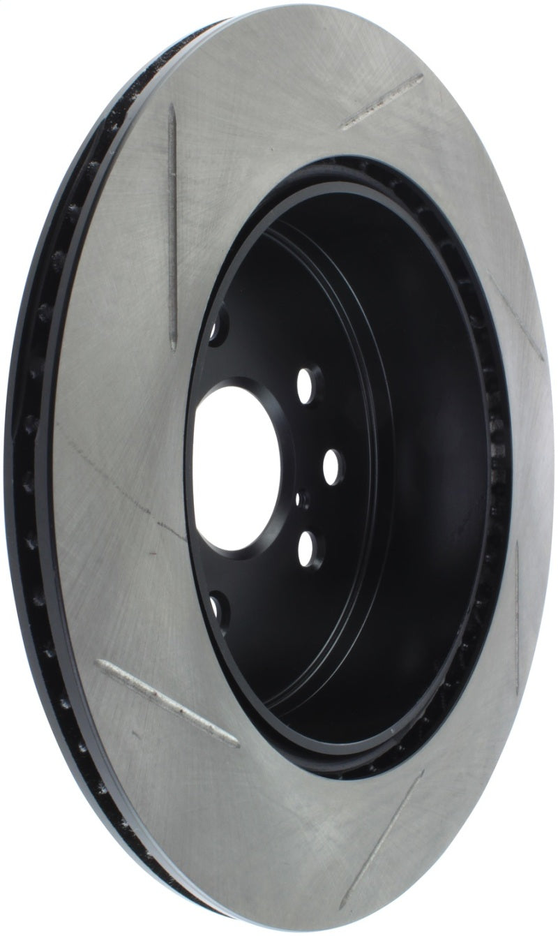 StopTech Power Slot 06-09 Lexus GS Series / 06-10 IS350 Rear Left Slotted Rotor - Striker Modified