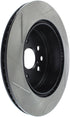 StopTech Power Slot 06-09 Lexus GS Series / 06-10 IS350 Rear Left Slotted Rotor - Striker Modified
