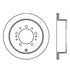 StopTech Power Slot 08-09 Lexus LX450/470/570 / 07-09 Toyota Tundra Slotted Left Rear Rotor - Striker Modified