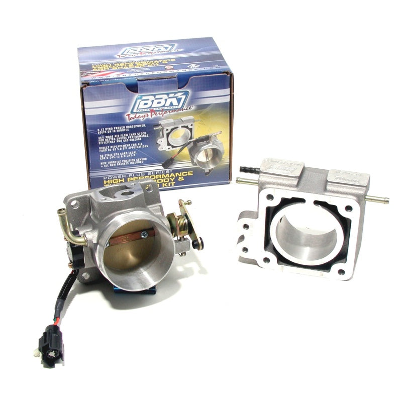 BBK 86-93 Mustang 5.0 70mm Throttle Body BBK Power Plus Series And EGR Spacer Kit - Striker Modified