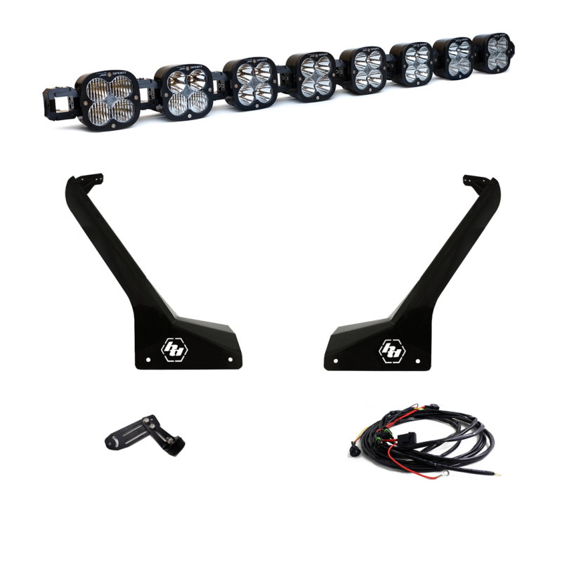 Baja Designs Jeep JL/JT Roof Bar LED Light Kit 8 XL Linkable - Striker Modified