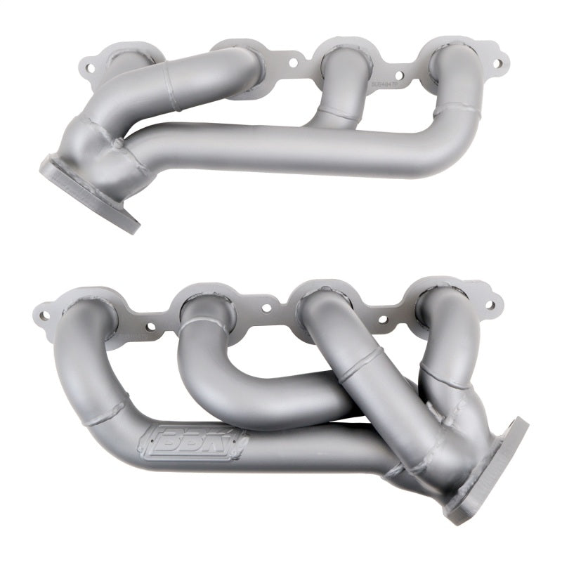BBK 14-18 GM Truck 5.3/6.2 1 3/4in Shorty Tuned Length Headers - Titanium Ceramic - Striker Modified