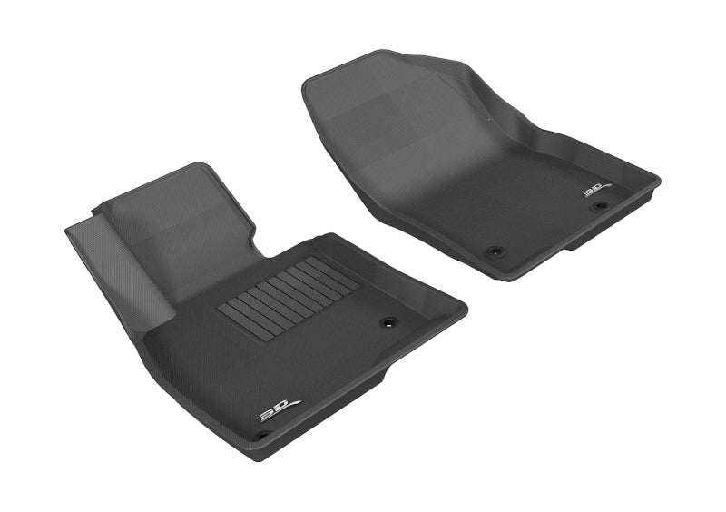 3D MAXpider 2014-2019 Mazda Mazda3/Mazda6 Kagu 1st Row Floormat - Black - Striker Modified