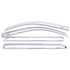 AVS 20-22 Chevrolet Silverado 1500 LTD Ext. Cab/DC F&R Ventvisor Window Deflectors 4pc - Chrome - Striker Modified